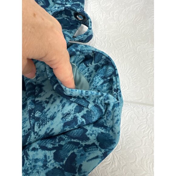 Simply Vera Womens Blue Vera Wang Seamed Knit V-Neck Mini Dress Size XL Belted - Picture 4 of 11